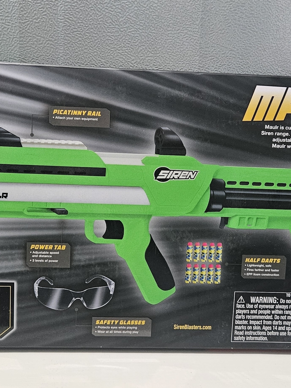 Kids Foam Dart Blaster – Bright Green